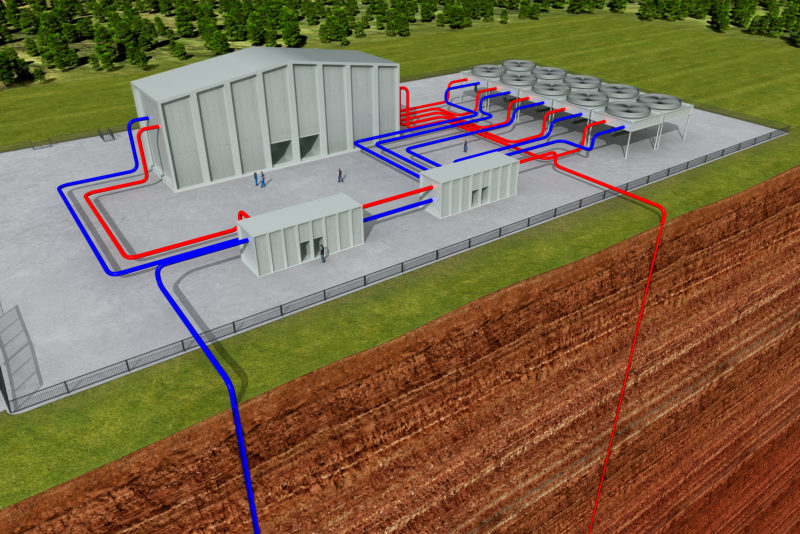 commercial geothermal heating and cooling systems