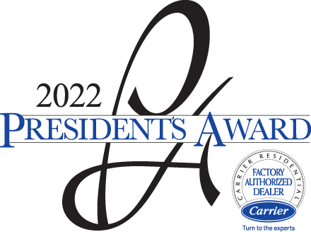 Ireland Heating & Air Conditioning Co. Receives 2022 President’s Award from Carrier, Earns Honors as Outstanding Dealer